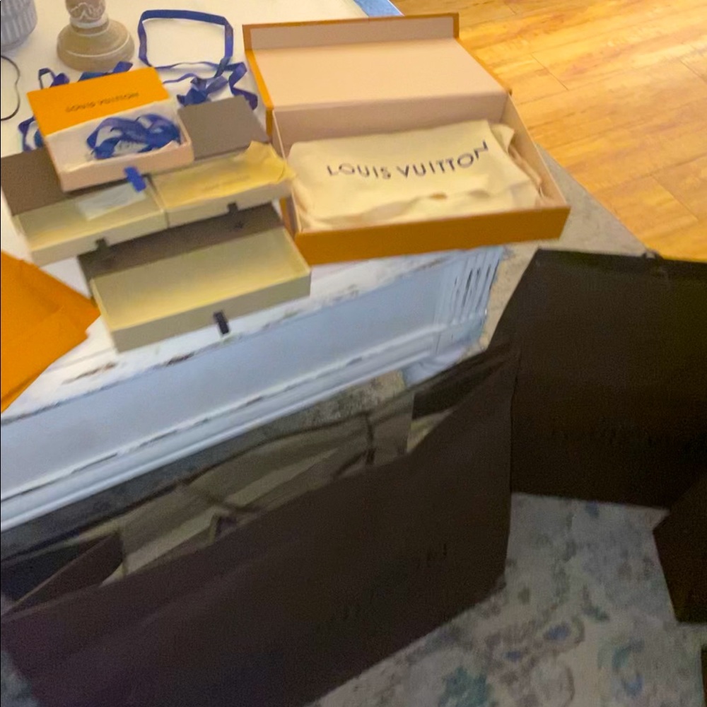 Louis Vuitton dust bags , etc ..